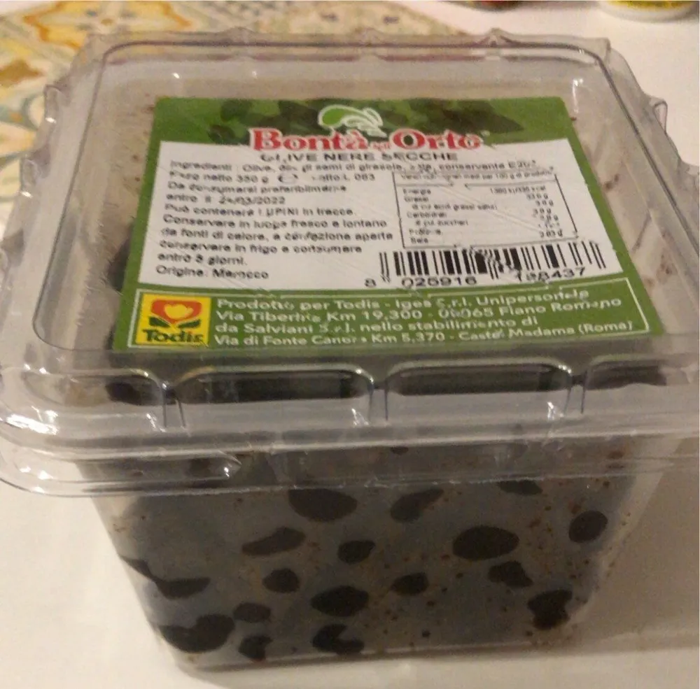 Olive nere secche