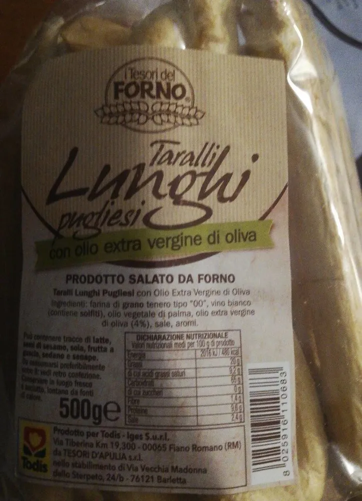 Taralli lunghi pugliesi
