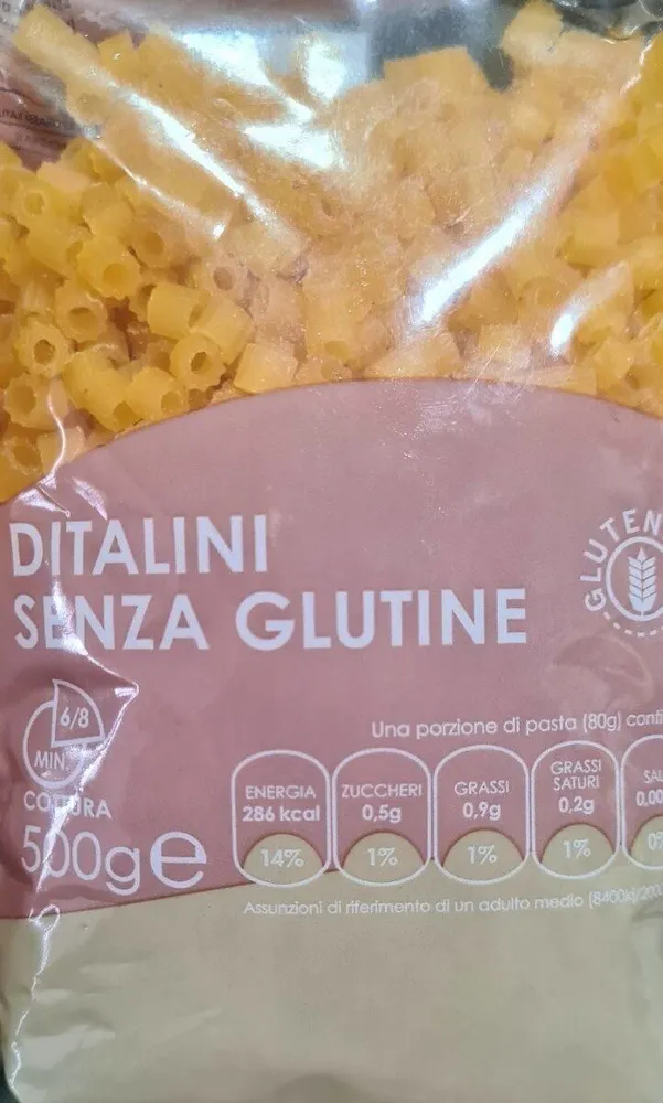 Ditalini senza glutine