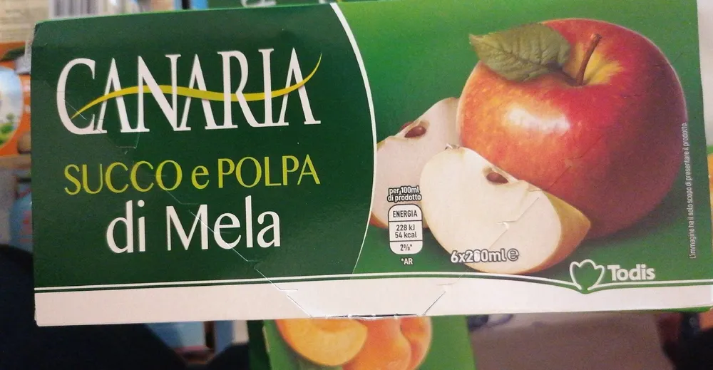 Succo e polpa di mela