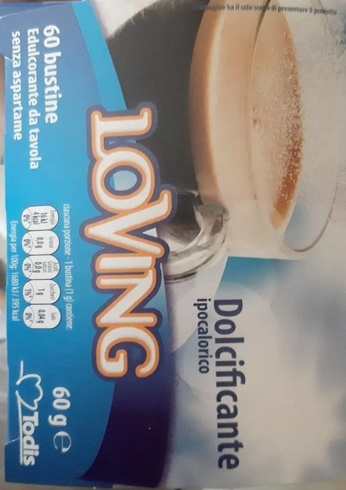 Dolcificante ipocalorico Loving