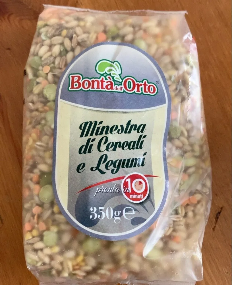 Minestra di cereali e legumi