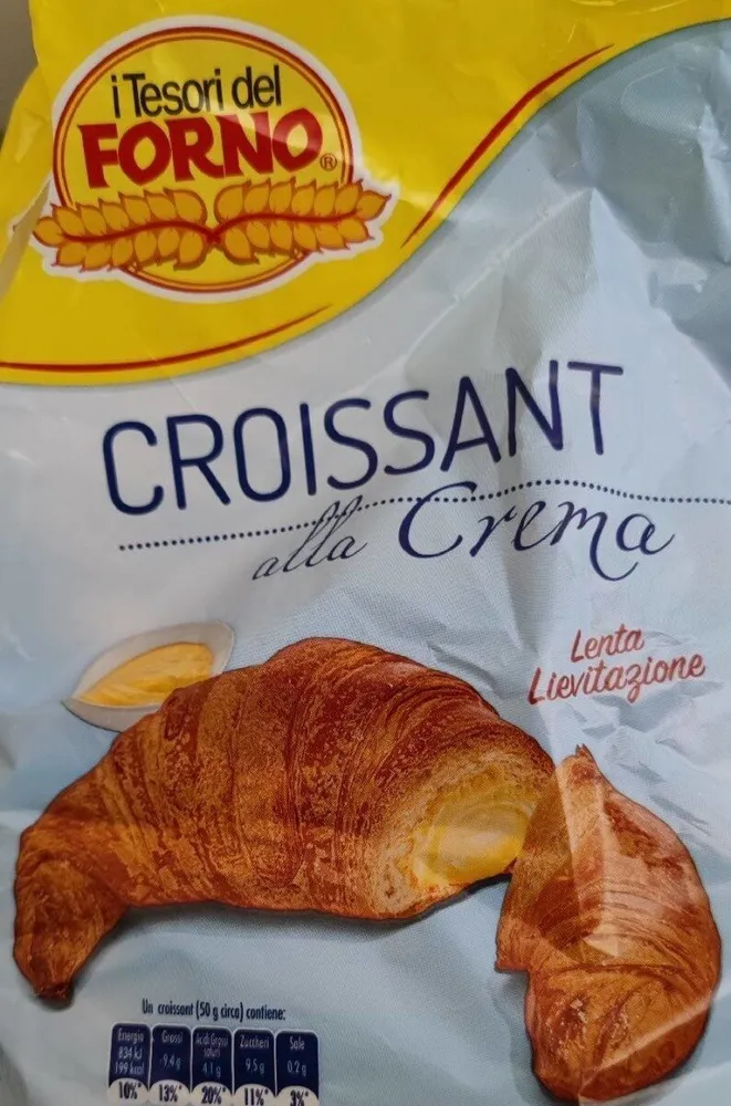 Croissant alla crema