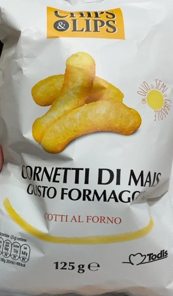 Cornetti di mais gusto formaggio