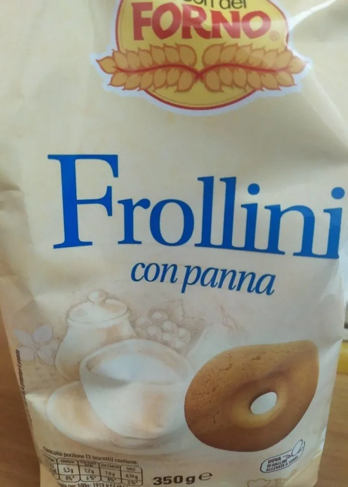 Frollini con panna