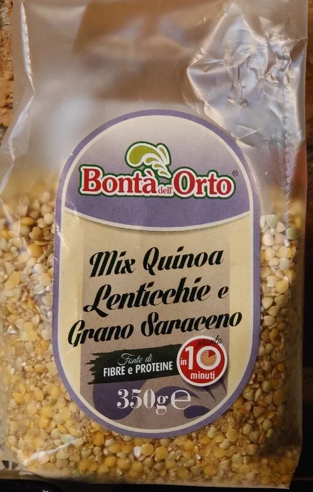 Mix quinoa lenticchie e grano saraceno