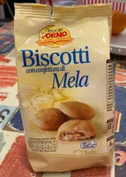 Biscotti con confettura di mela