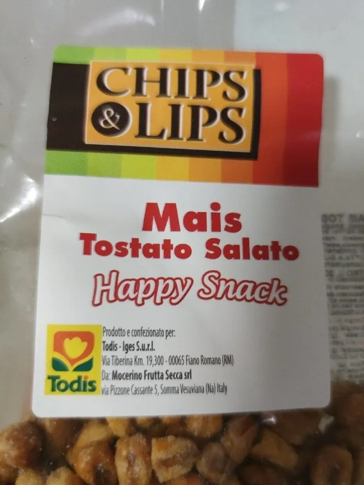 Mais tostato salato