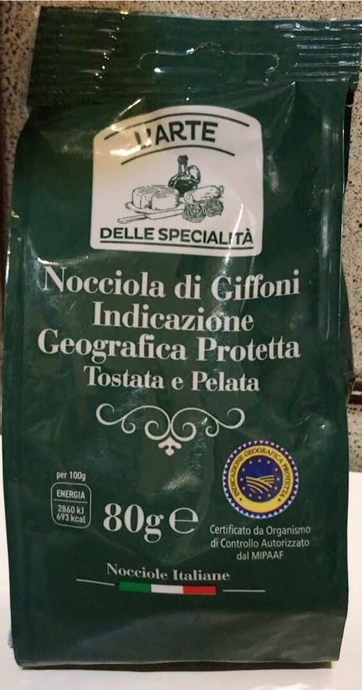 Noccioladi Giffoni tostata e pelata