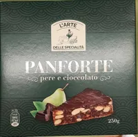 Panforte pere e cioccolato