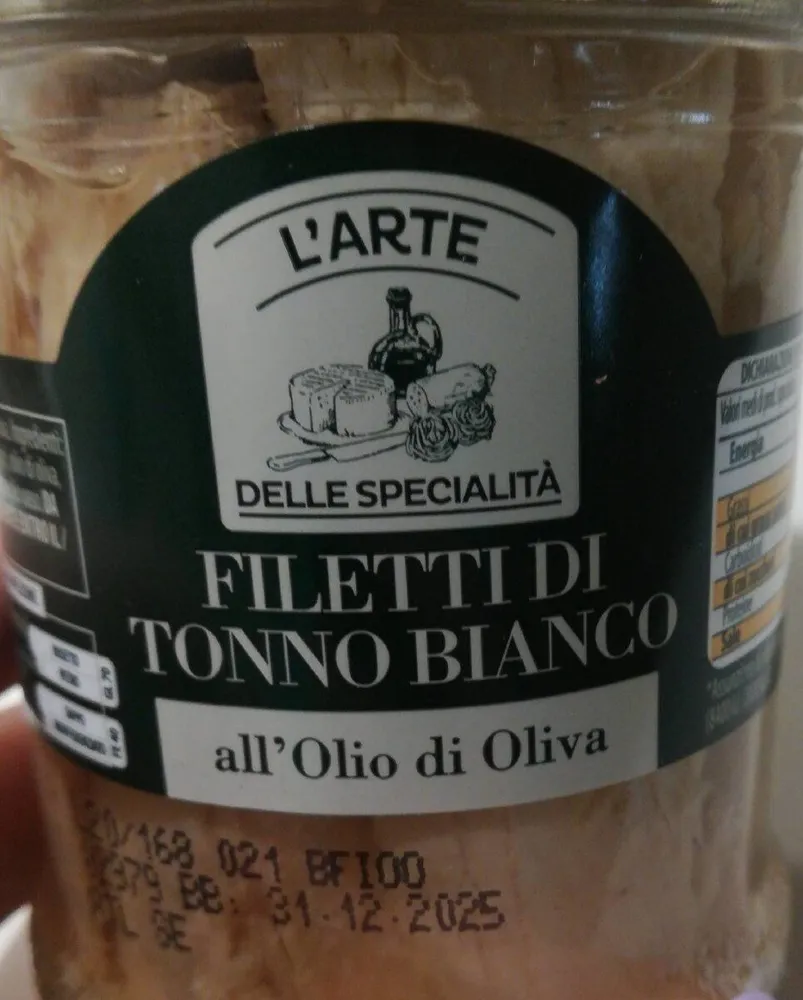 Filetto di tonno bianco