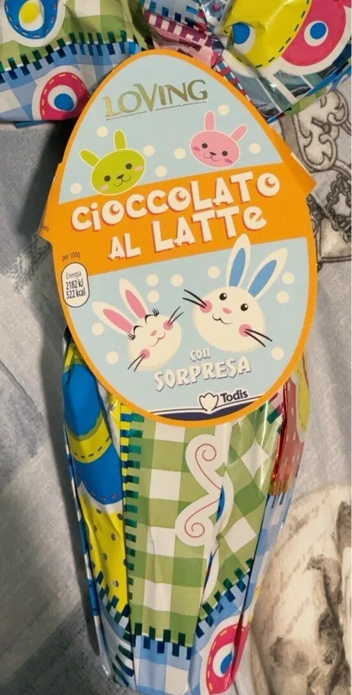 Uovo cioccolato al latte