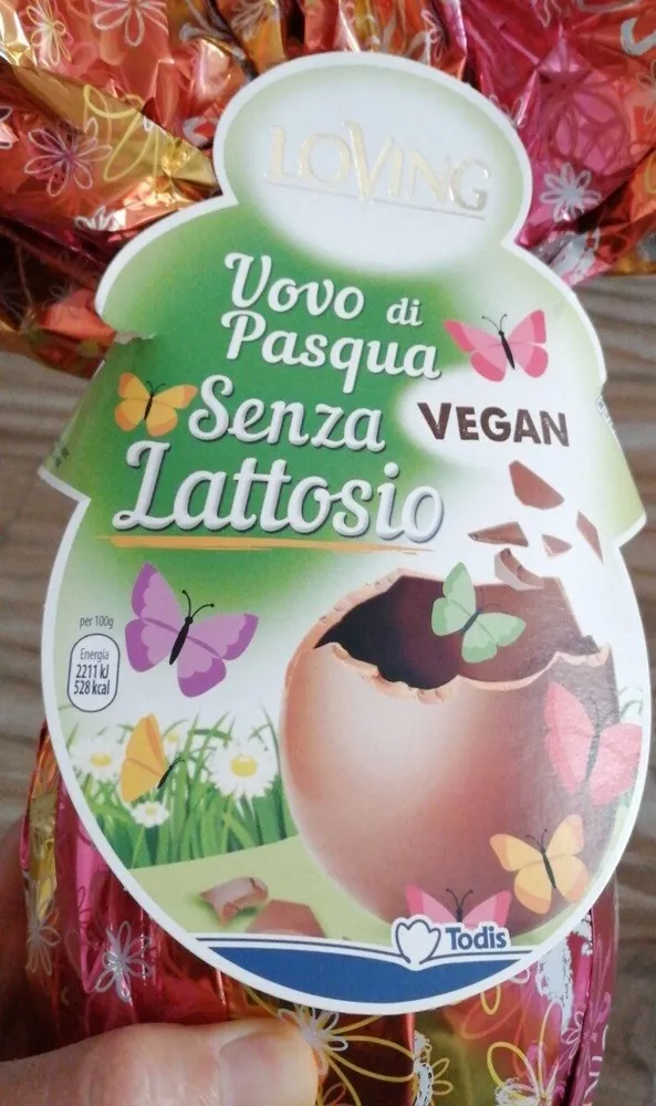 Uovo di Pasqua senza lattosio