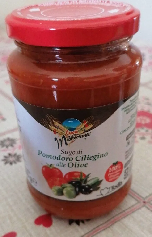 Sugo di pomodoro ciliegino alle olive