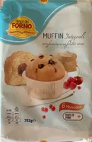Muffin integrali con farcitura frutti rossi