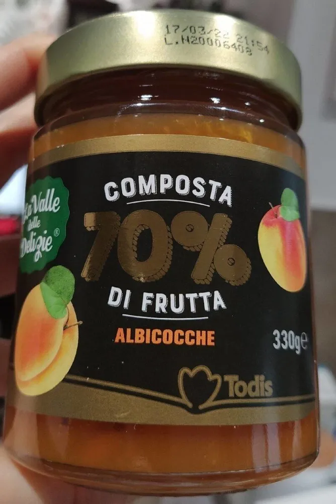 Composta 70% di frutta-albicocche