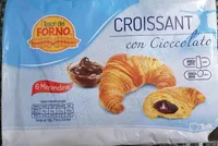 Croissant con cioccolato