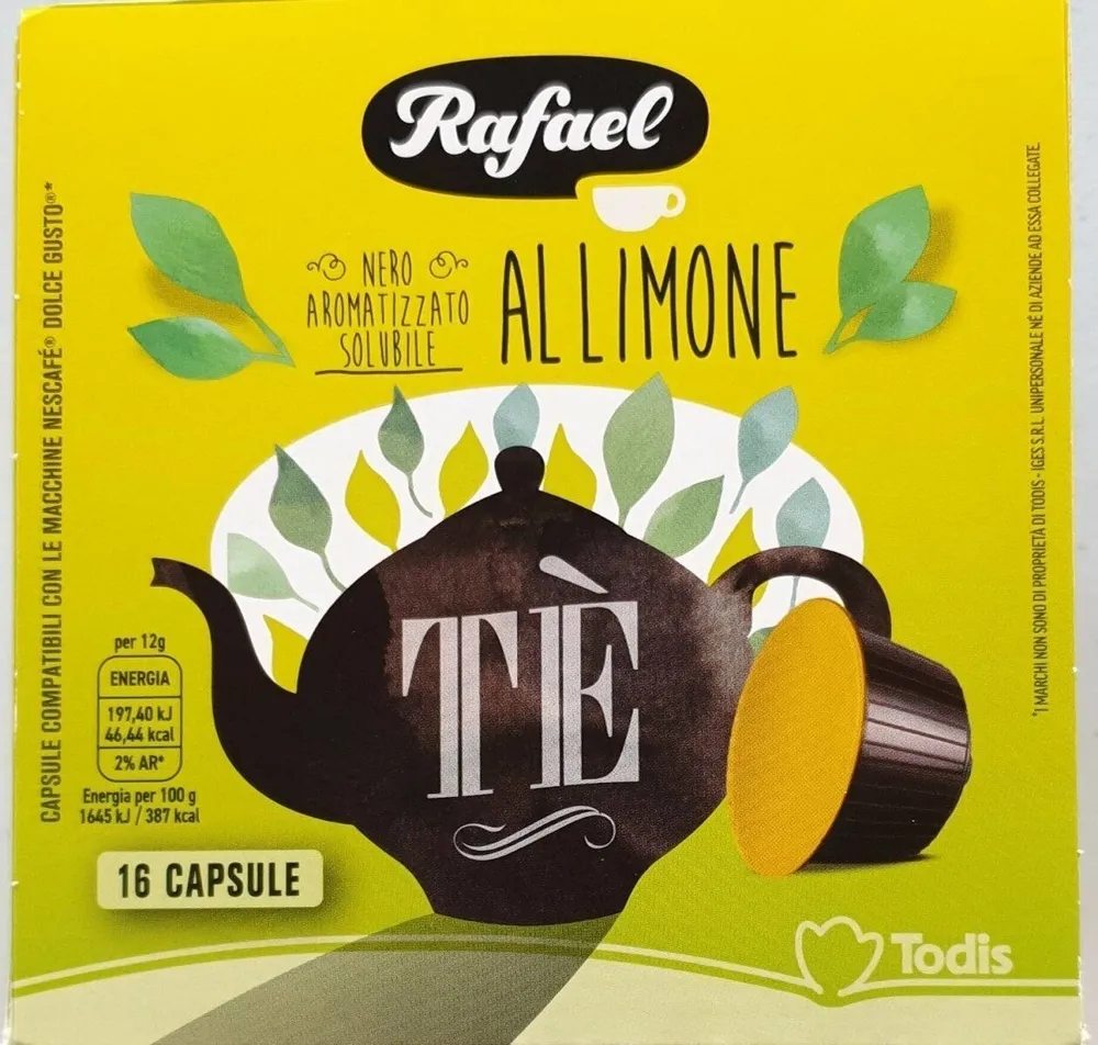 Tè nero al limone