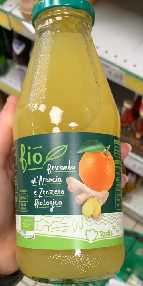 Bio bevanda arancia e zenzero