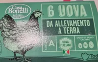 6 uova da allevamento  a terra