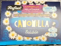 Camomilla solubile e melatonina senza zuccheri aggiunti