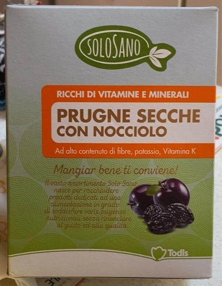 Prugne secche con nocciolo