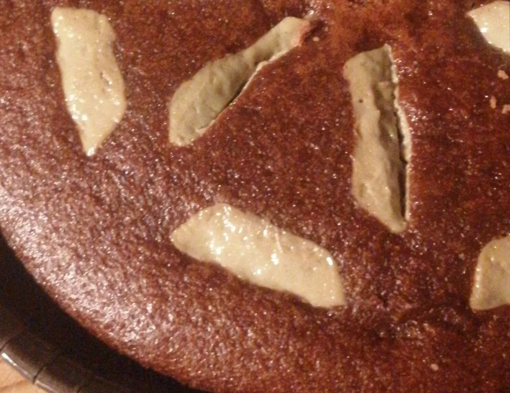 Torta del sole al pistacchio