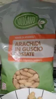 Arachidi in guscio tostate