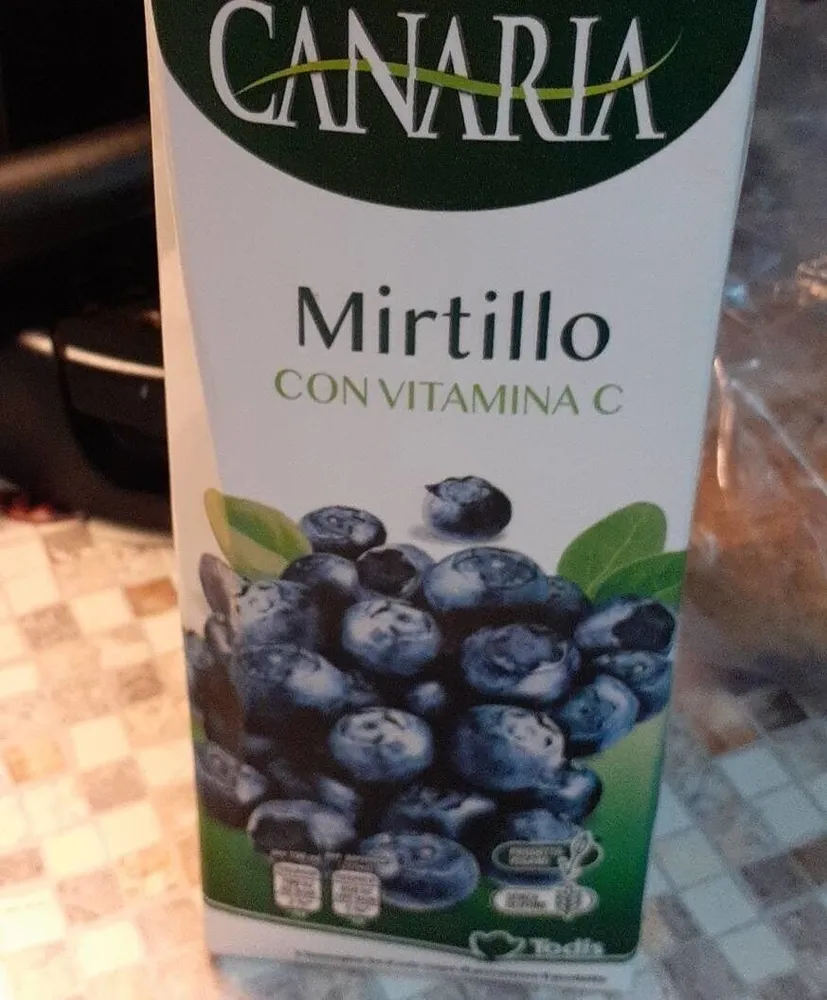 Mirtillo con vitamina c
