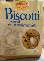 Biscotti integrali con gocce di cioccolato