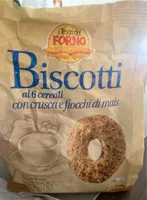 Biscotti ai 6 cereali con crusca e fiocchi di mais