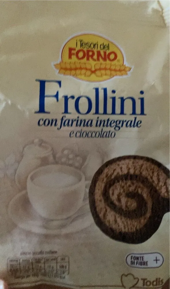 Frollini con farina integrale e cioccolato