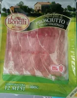 Soffici fette di prosciutto crudo stagionato