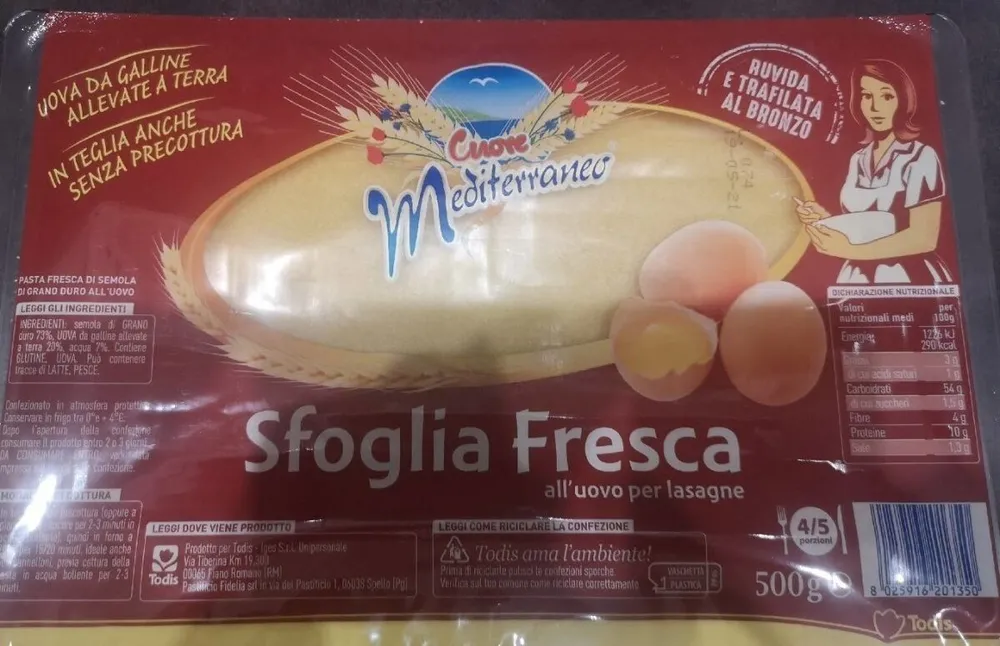 Sfoglia fresca