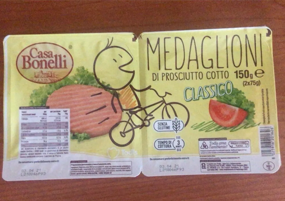 Medaglioni di prosciutto cotto classico