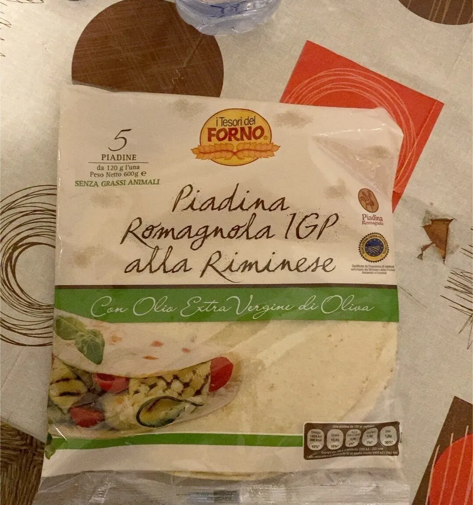 Piadina romagnola IGP all riminese
