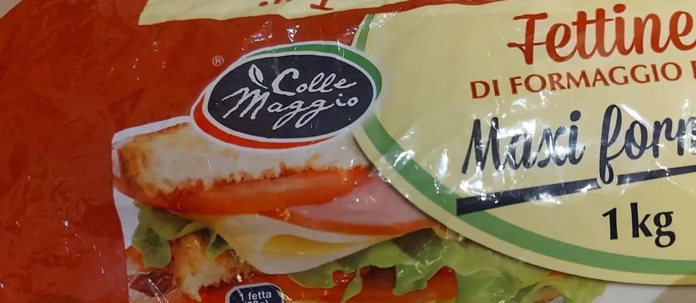 Fette di formaggio fuso
