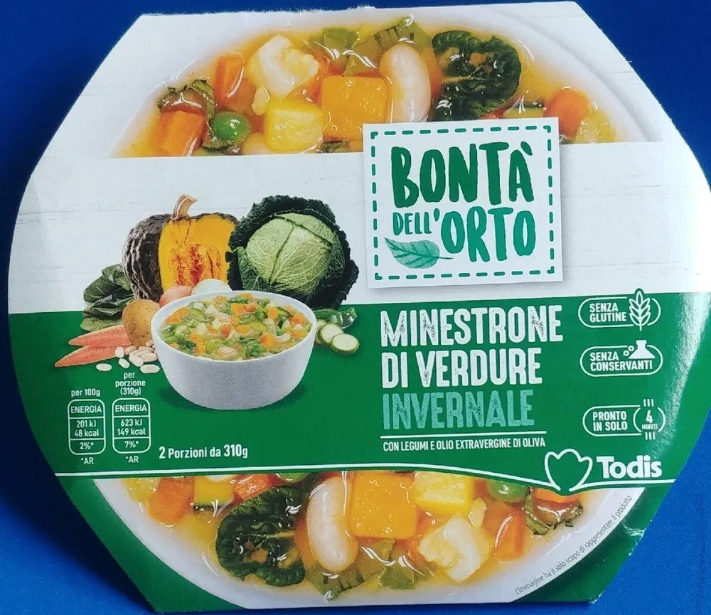 Minestrone di verdure invernale
