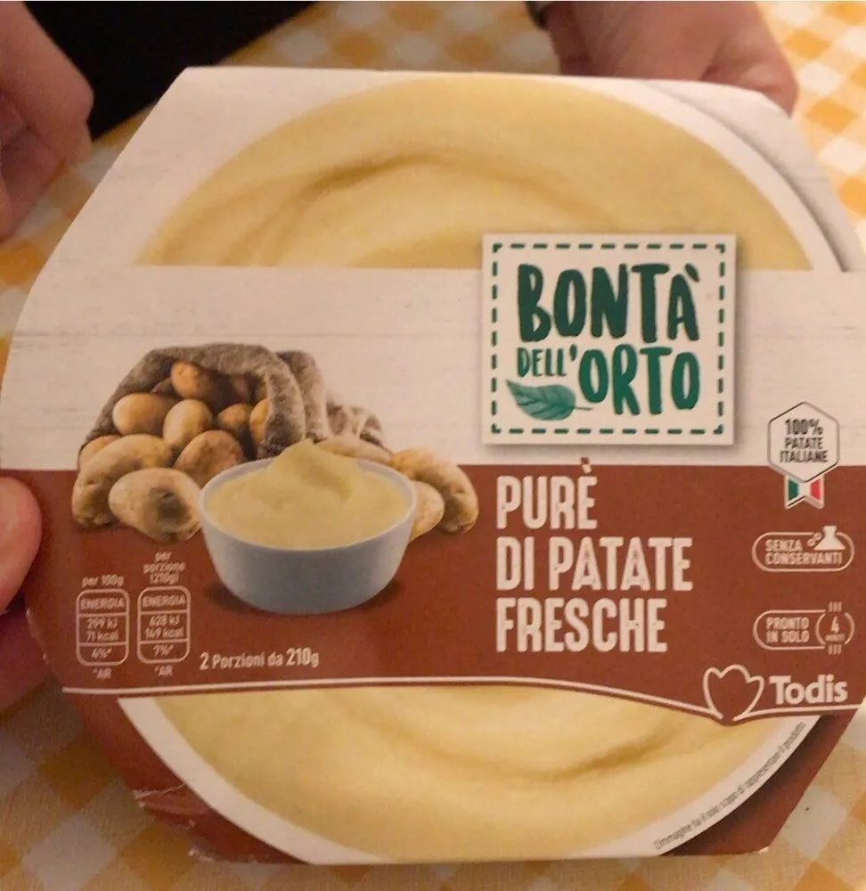 Purè di patate fresche