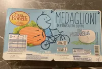 Medaglioni di prosciutto cotto con mozzarella