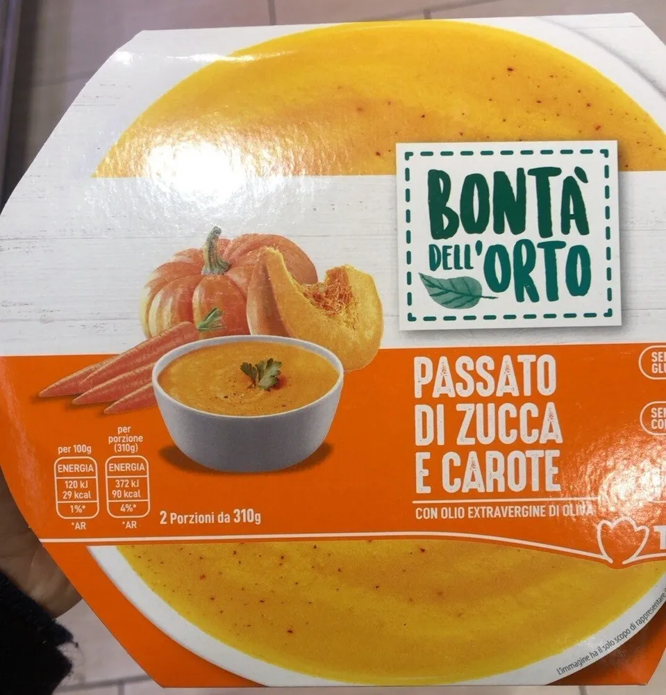 Passato di zucca e carote
