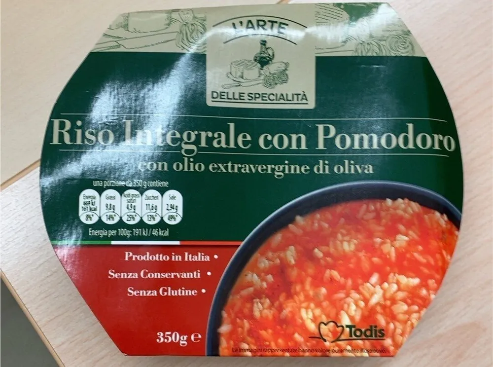 Riso integrale con pomodoro