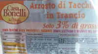 Arrosto di tacchino in tranci