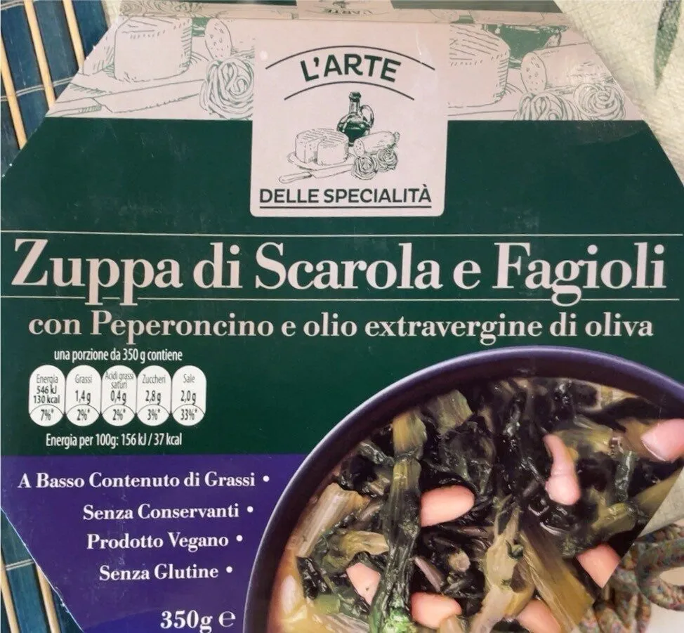 Zuppa di scarole e fagioli