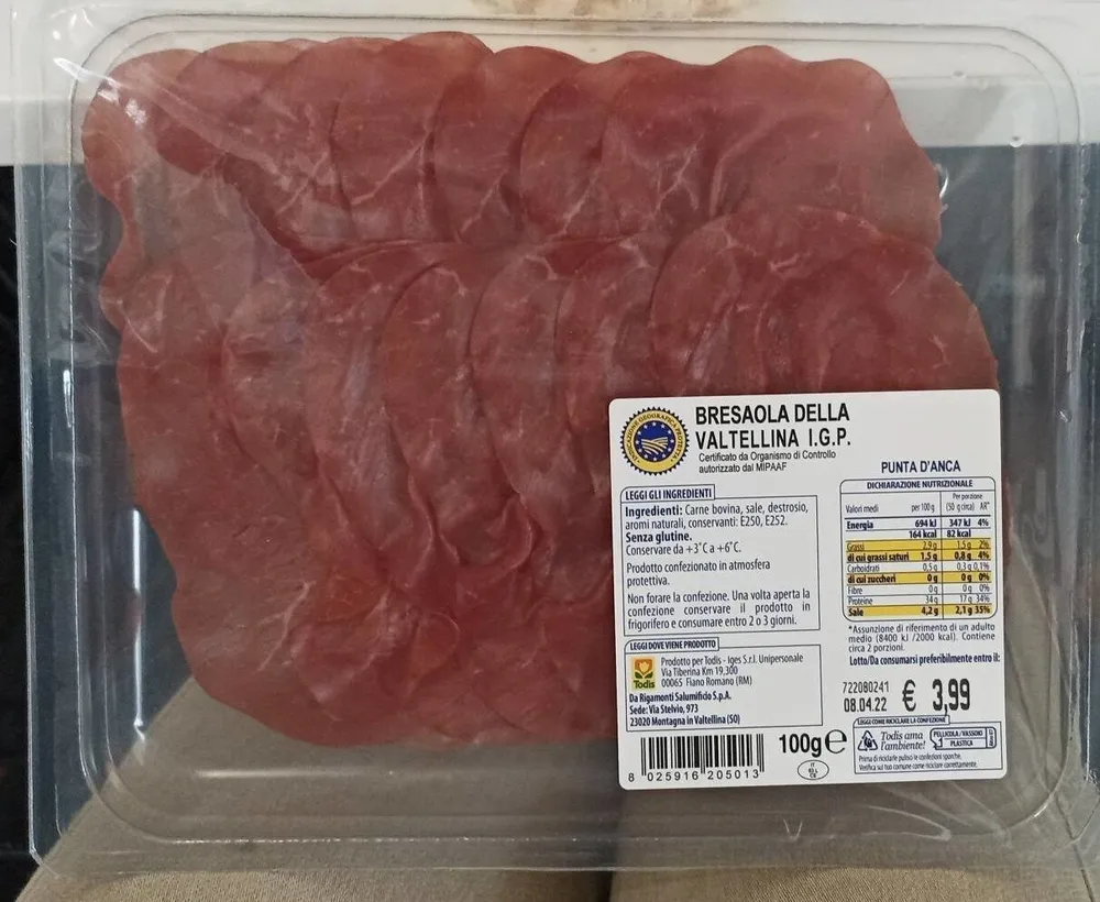 Bresaola della Valtellina IGP