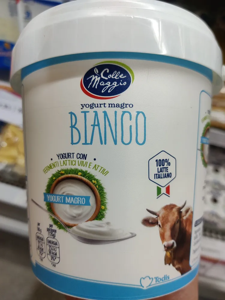 Yogurt bianco magro