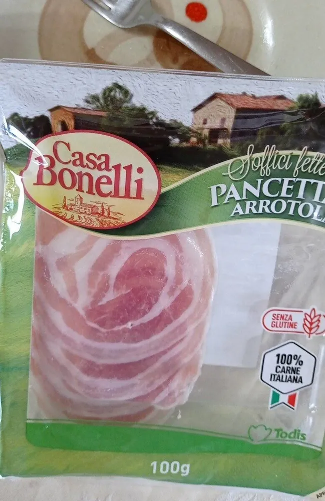 Soffici fette di pancetta arrotolata