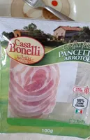 Soffici fette di pancetta arrotolata