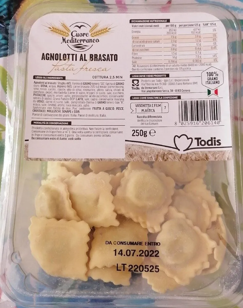 Agnolotti al brasato