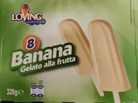Banana gelato alla frutta
